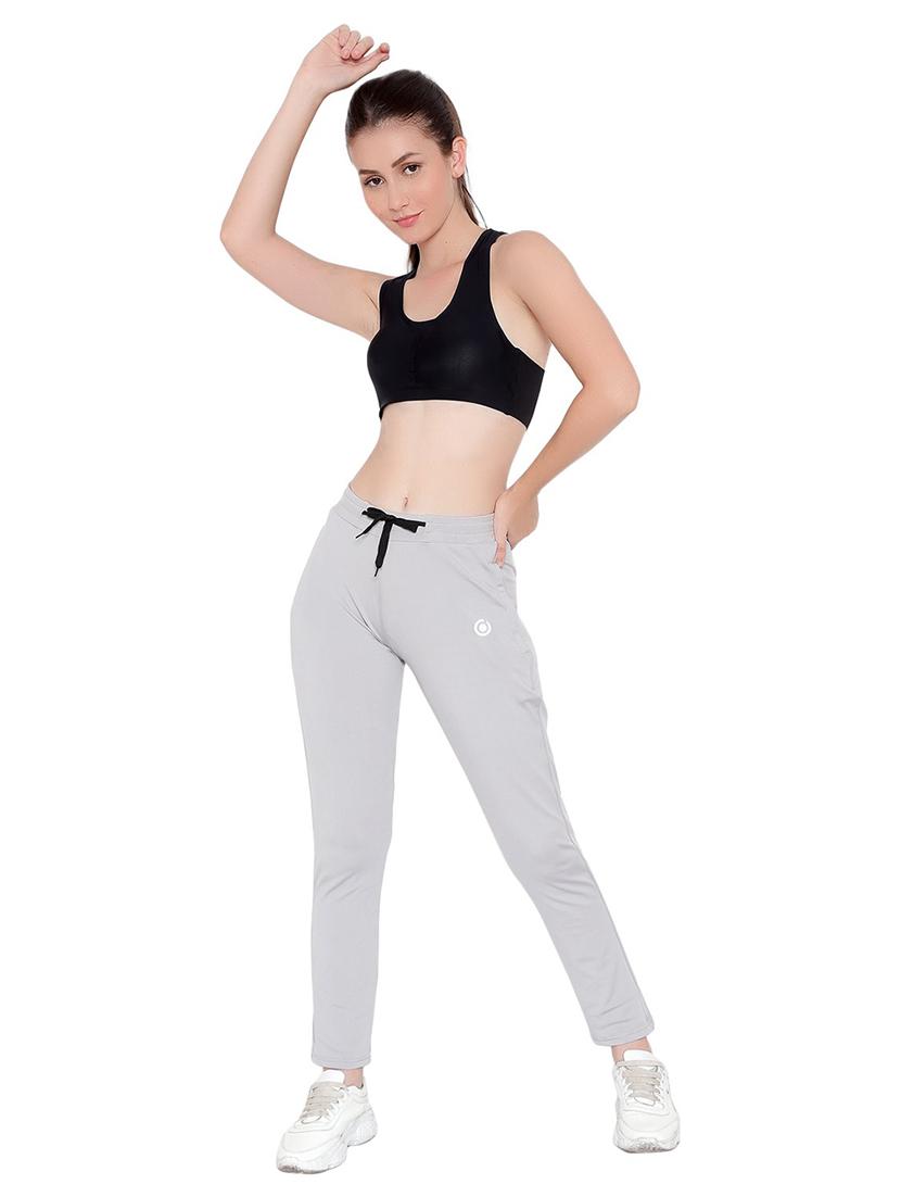 mid rise solid track pant - 19643990 - Standard Image - 3
