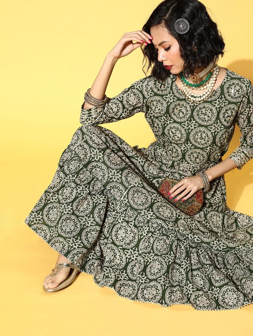 women's flared kurta - 19657443 - Standard Image - 3
