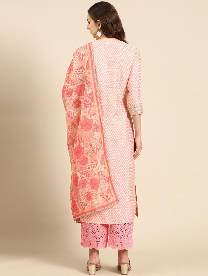 women printed kurta pant set - 19664974 - Standard Image - 3