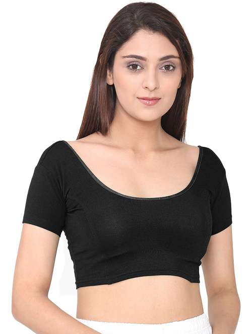 women solid regular stitched blouse - 19682068 - Very Small Image - 1