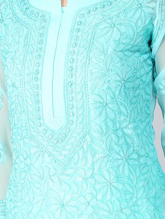 women's straight kurta - 19684605 - Zoom Image - 4