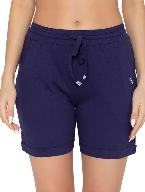 blue solid regular short - 19688595 - Very Small Image - 1