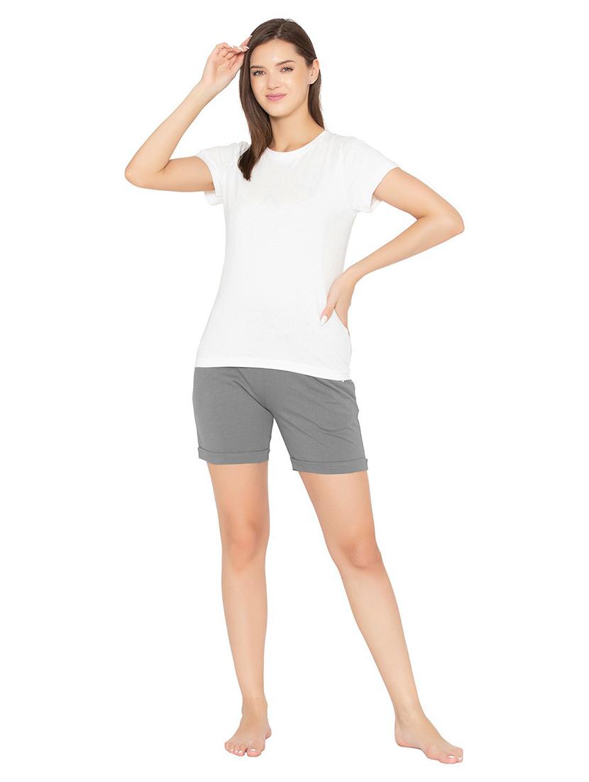 grey solid regular short - 19688610 - Standard Image - 4
