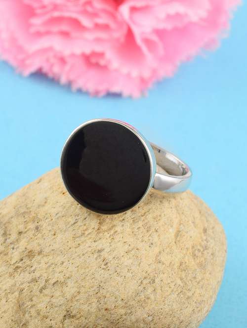 men's silver plated finger ring - 19691102 - Very Small Image - 1