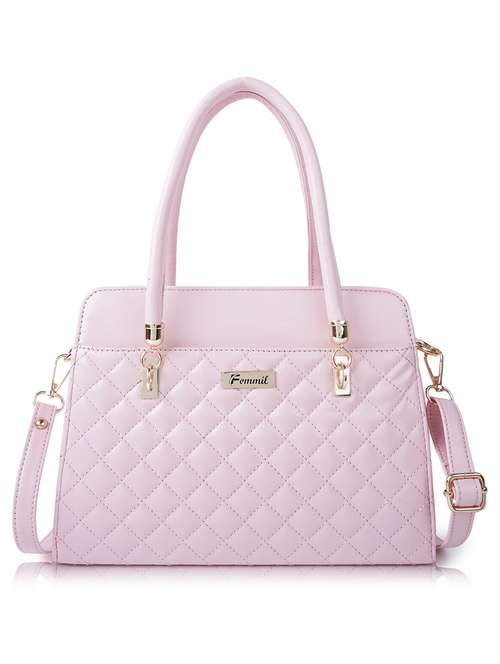 solid leatherette (pu) regular handbag - 19695821 - Very Small Image - 1