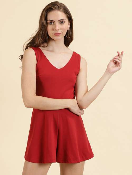women's  solid dress - 19698835 - Very Small Image - 1