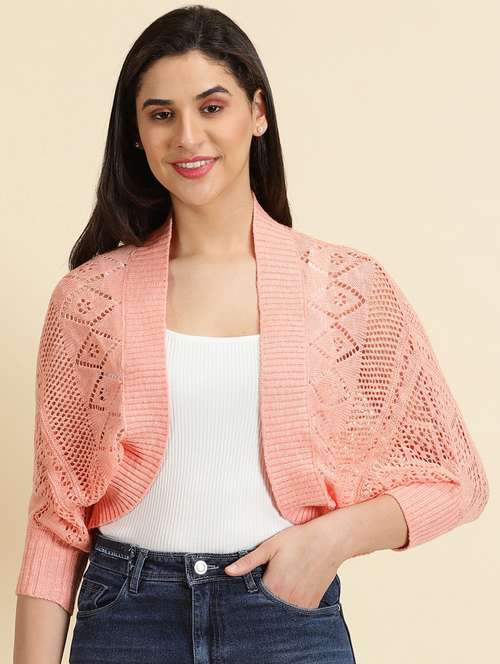 women pink regular shrug - 19698883 - Very Small Image - 1