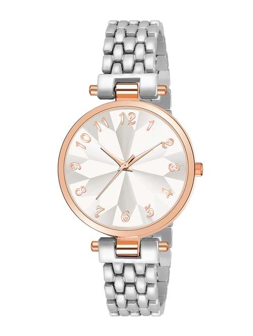 lorenz classic silver analogue women's wrist watch | as-128a - 19730861 - Very Small Image - 1