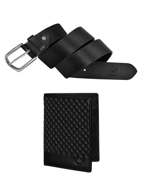 leather wallet with belt - 19731834 - Very Small Image - 1