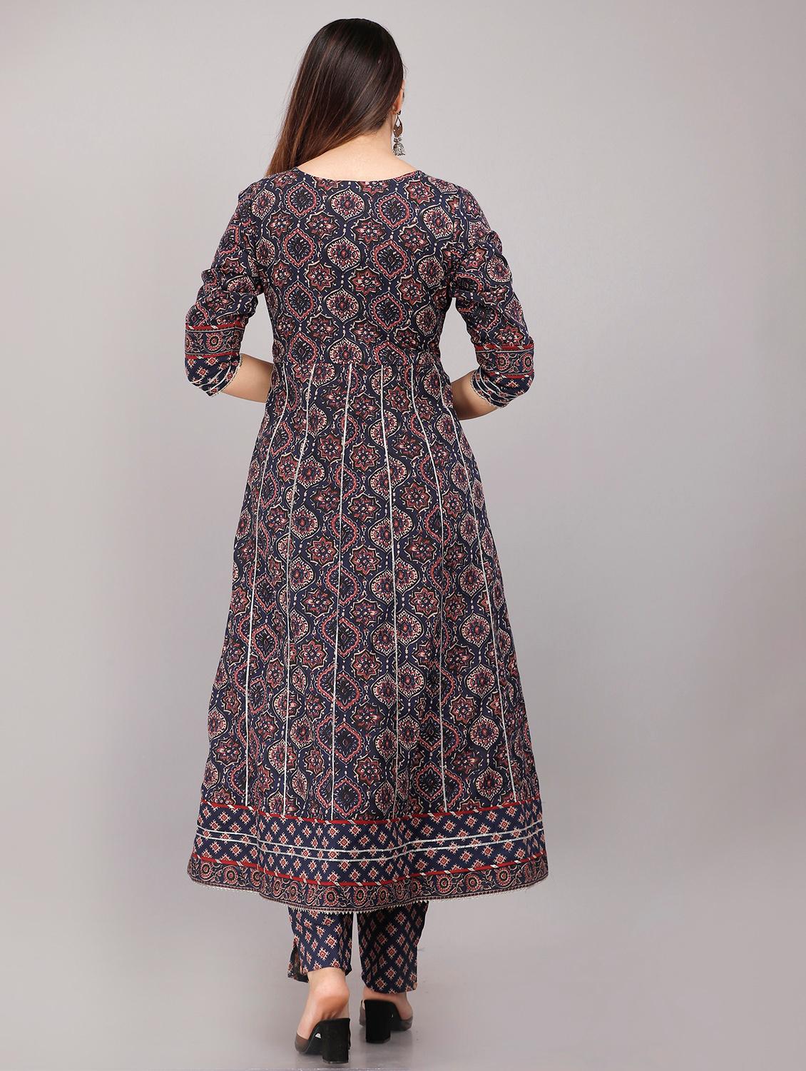 women printed kurta pant set with dupatta - 19734477 - Standard Image - 3