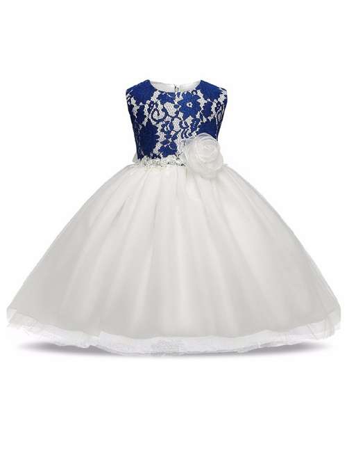 girls round neck sleeveless frock - 19743349 - Very Small Image - 1