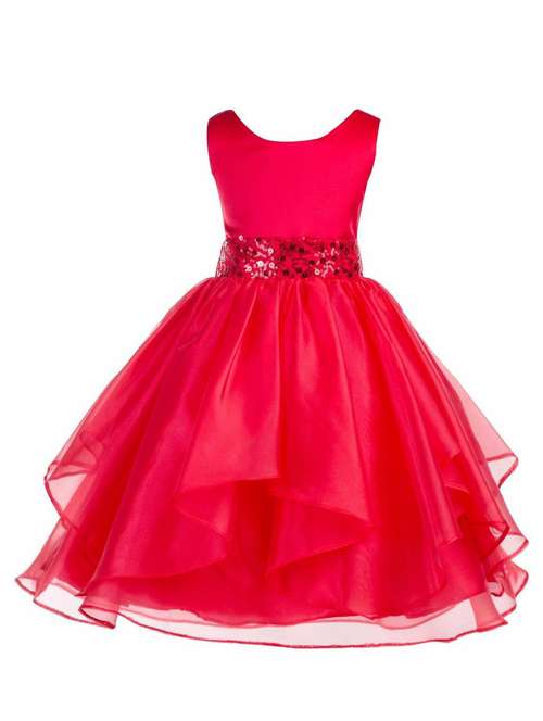 girls round neck sleeveless frock - 19743601 - Very Small Image - 1