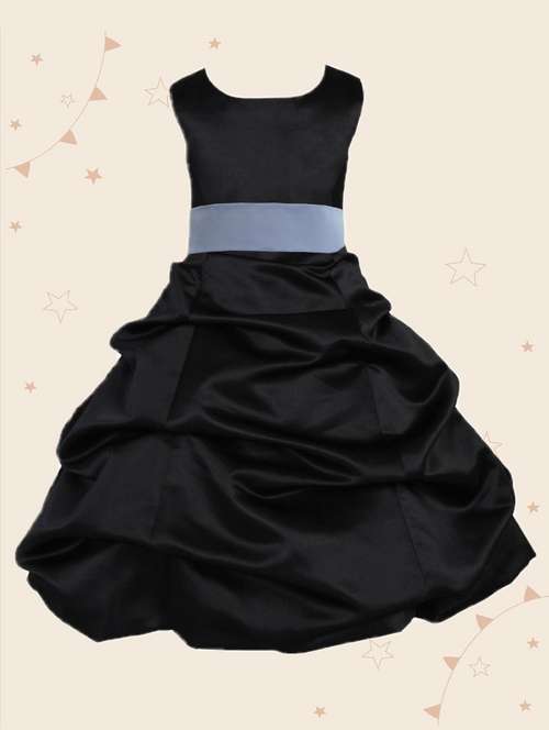 girls round neck sleeveless frock - 19743834 - Very Small Image - 1