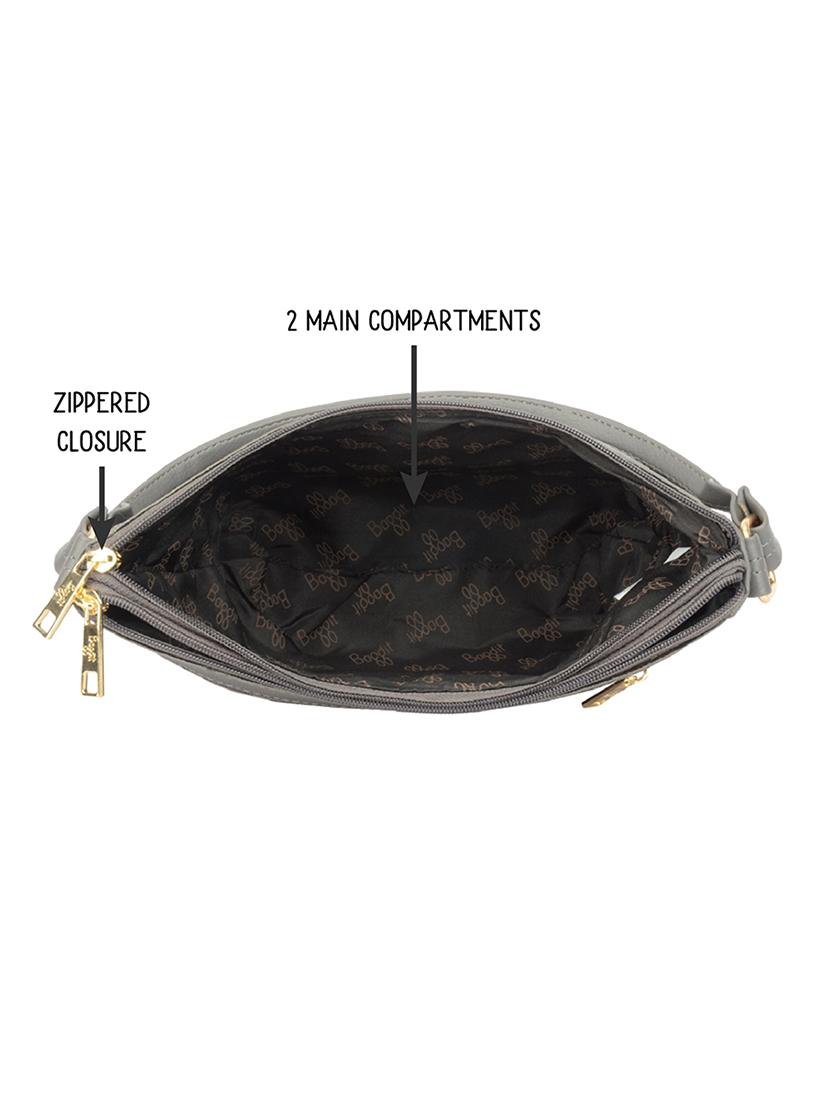 grey cotton polyester blend handbag - 19750688 - Zoom Image - 2