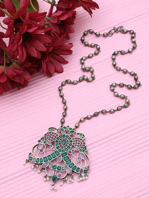 brass long necklace - 19755175 - Very Small Image - 1