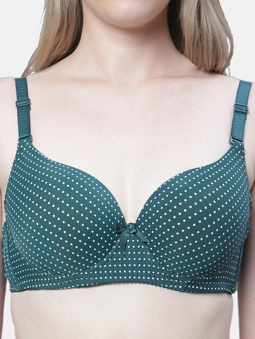 green poly spandex tshirt bra - 19779000 - Zoom Image - 5