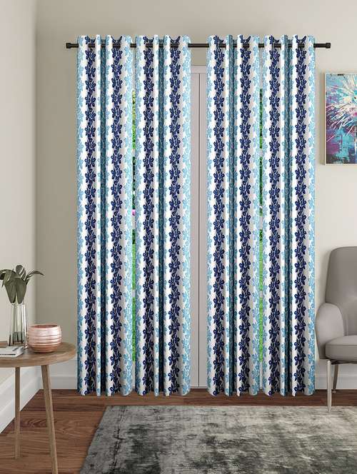 cortina designer eyelet printed home curtains - 19779683 - Very Small Image - 1