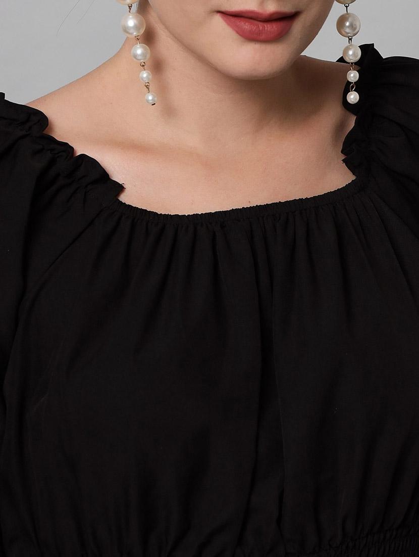 women's peplum square neck top - 19811662 - Standard Image - 3