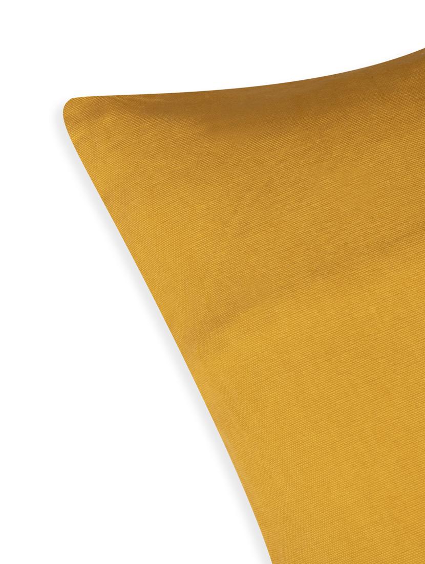 mustard cotton tweed weave cushion cover - 19831180 - Standard Image - 3