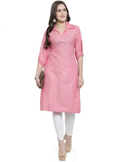 women's straight kurta - 19832241 - Very Small Image - 1