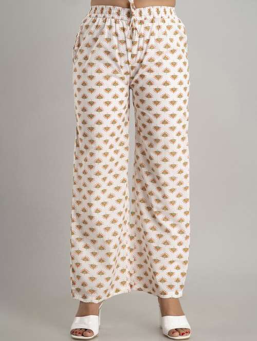 printed wide leg trouser - 19847167 - Very Small Image - 1