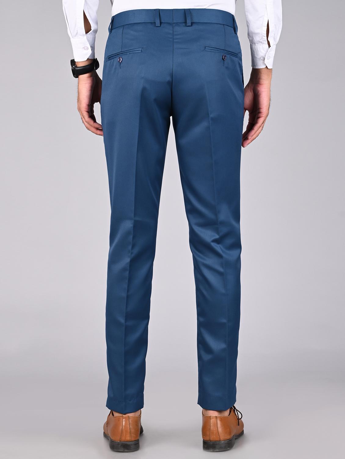 combo pack of 2 flat front trousers - 19872938 - Standard Image - 6