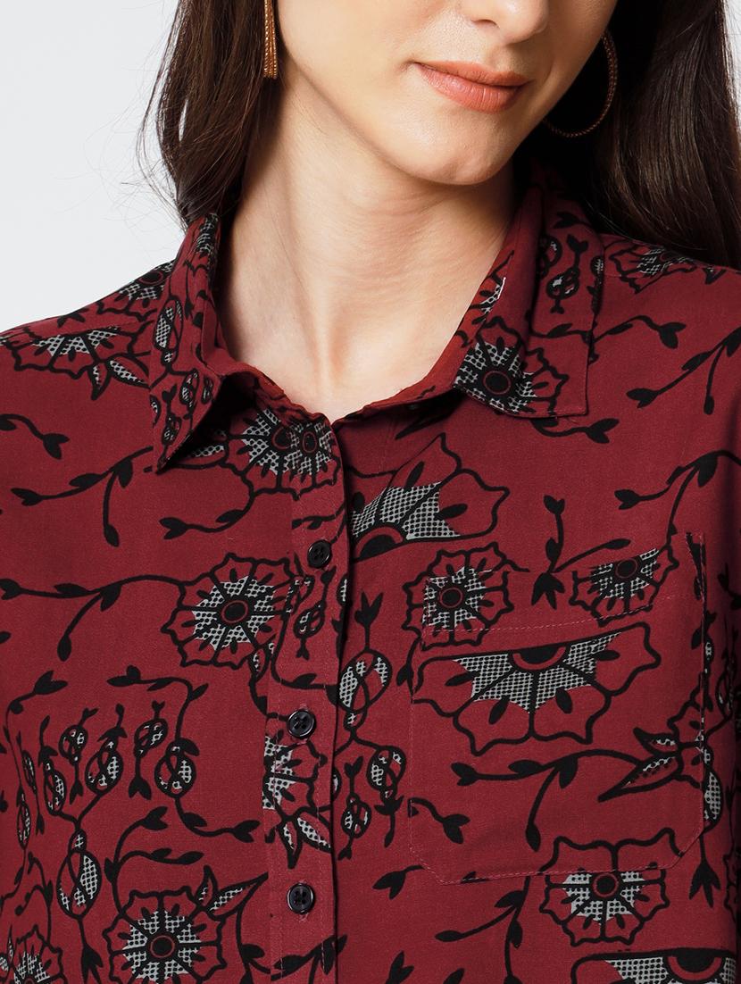 women's straight collared top - 19874568 - Zoom Image - 6