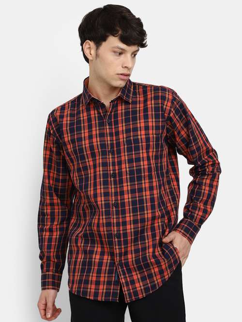 mens checks casual shirt - 19905958 - Very Small Image - 1