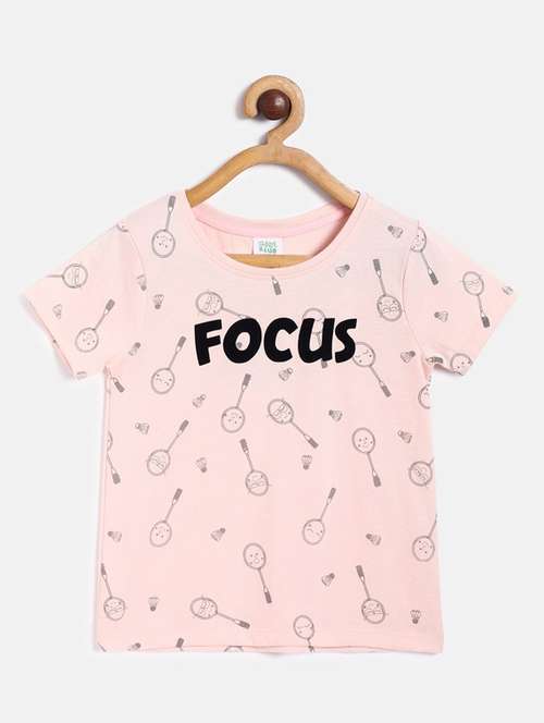 girls round neck top - 19945743 - Very Small Image - 1