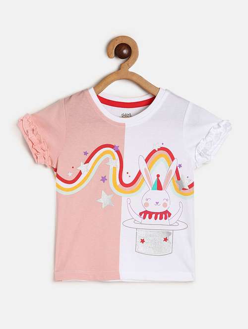 girls printed cotton top - 19945861 - Very Small Image - 1