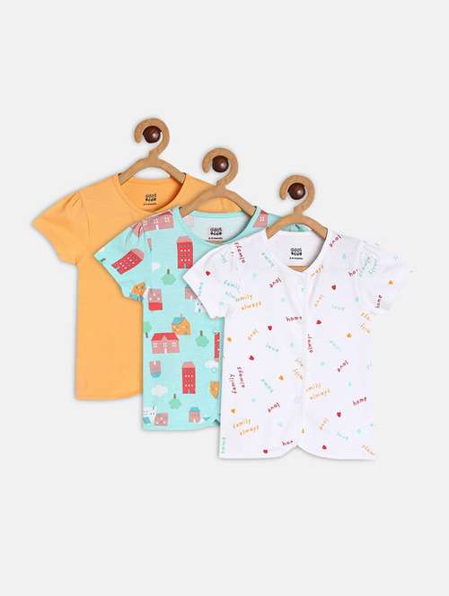 girls round neck top - 19945890 - Very Small Image - 1