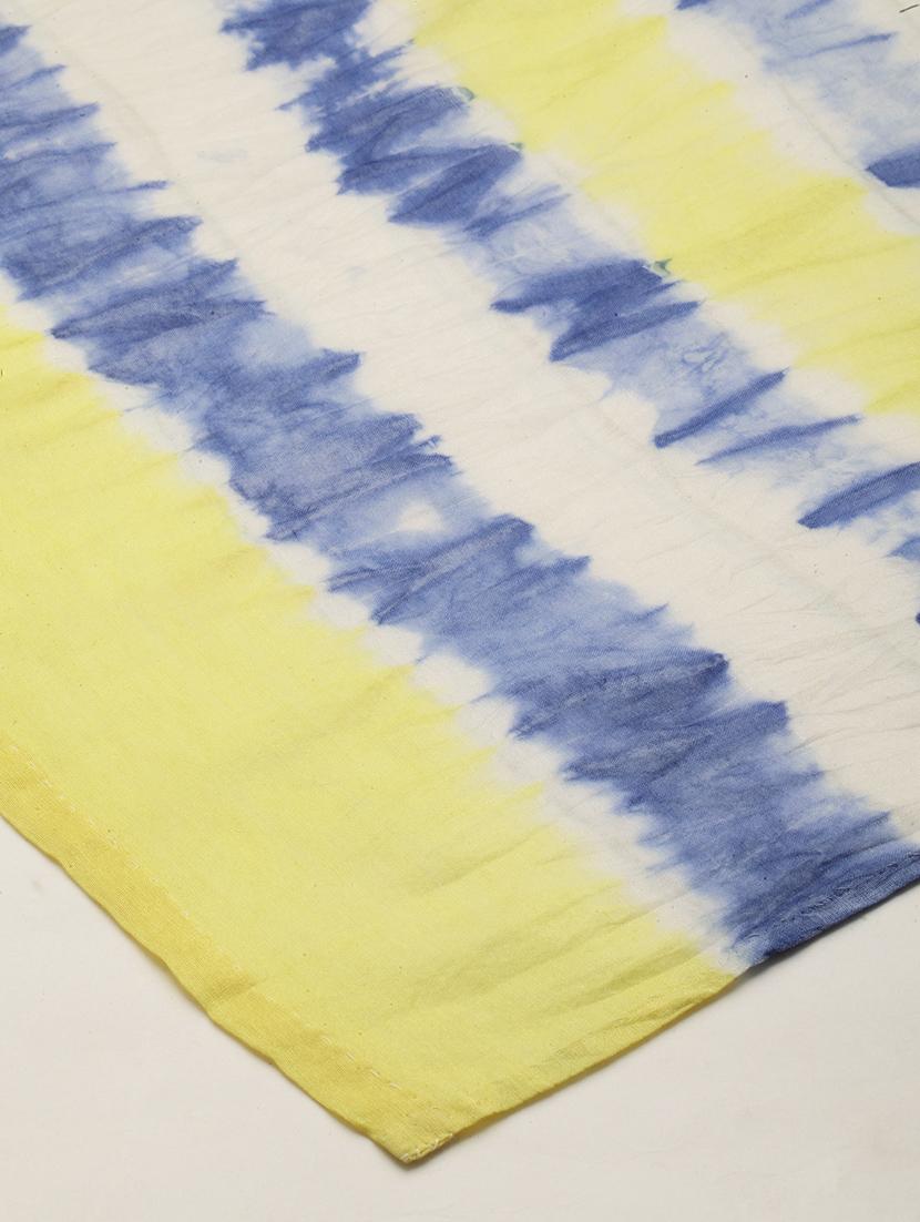 yellow pure silk scarf - 19951738 - Standard Image - 3