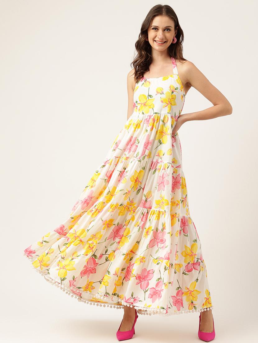 women's tiered floral dress - 19957279 - Standard Image - 3