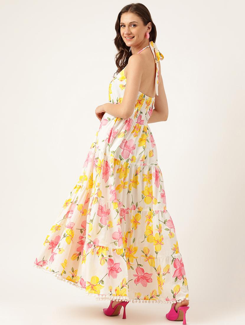 women's tiered floral dress - 19957279 - Zoom Image - 4