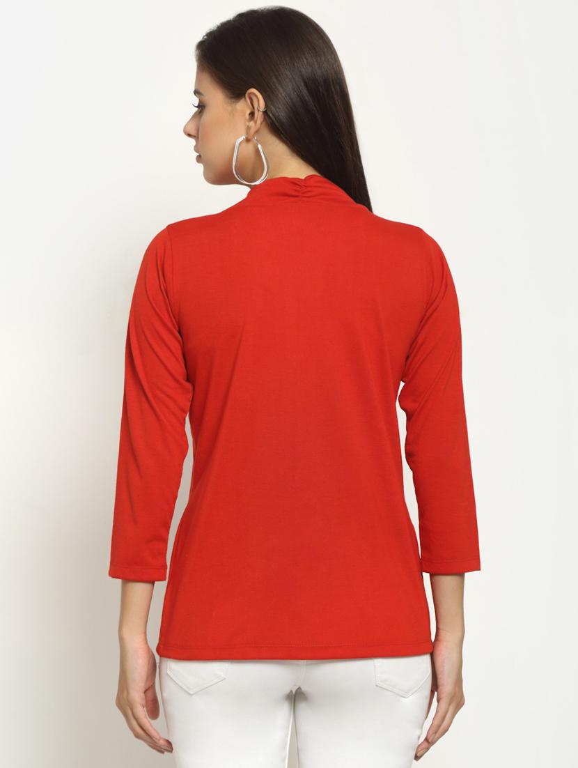 red solid regular shrug - 19960120 - Zoom Image - 2