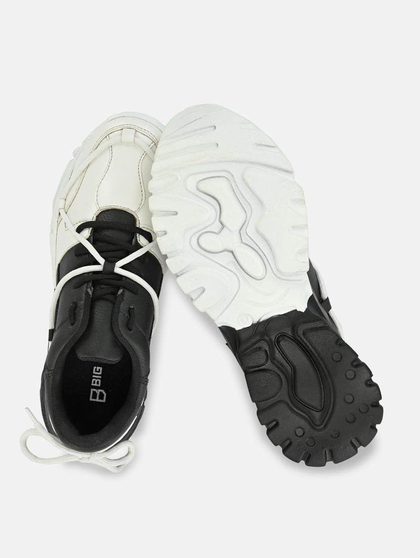 black color block lace-up sneaker - 19960213 - Standard Image - 3