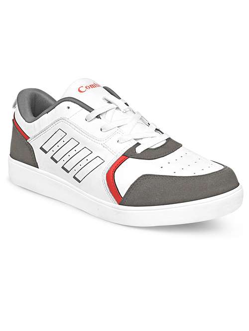 white color block lace up sneaker - 19977262 - Very Small Image - 1