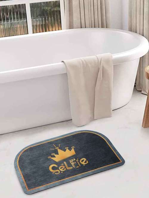 fabinaliv multicolor geometric rubber bath mat (60x40 cm) - 19977609 - Very Small Image - 1