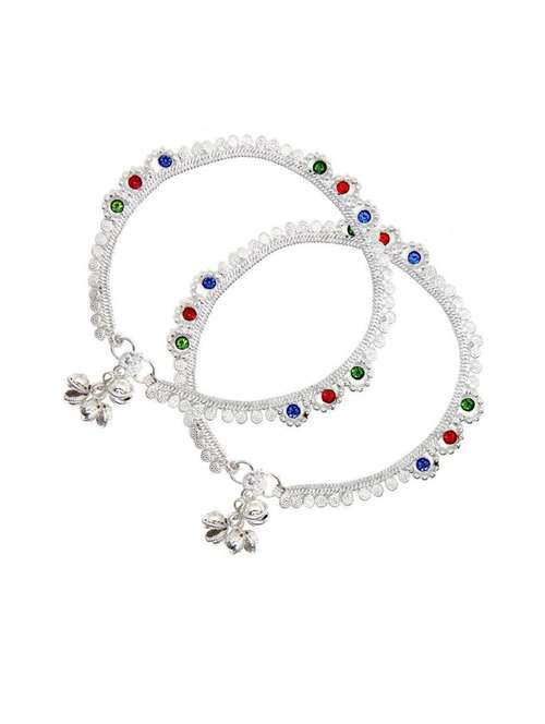 hetprit brass silver anklet - 19978625 - Very Small Image - 1