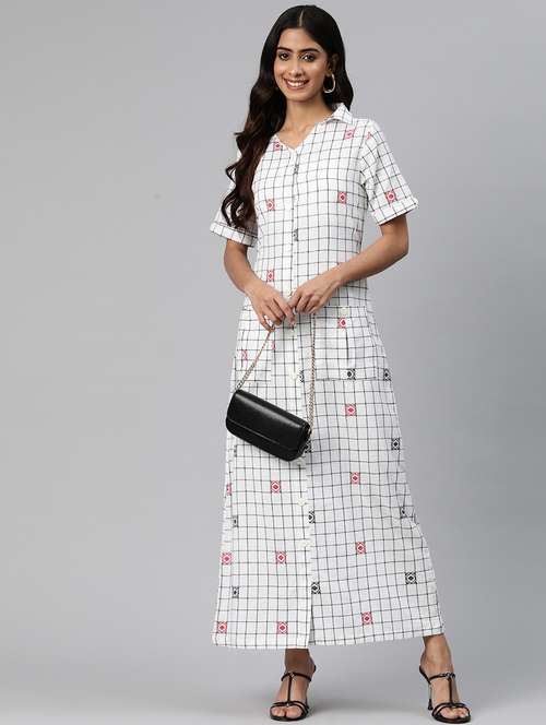 women's shirt self design dress - 20007553 - Very Small Image - 1