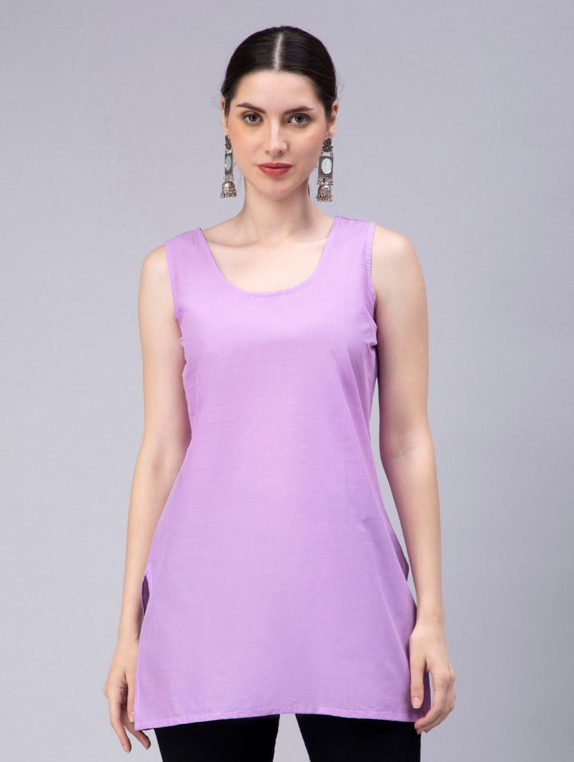 women round neck chikankari kurti - 20014395 - Zoom Image - 4