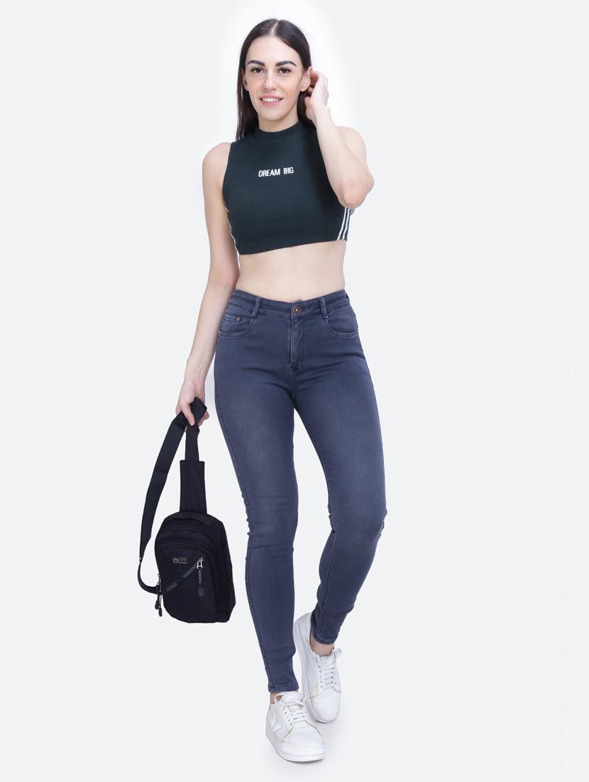 women's plain slim fit jeans - 20017546 - Zoom Image - 4