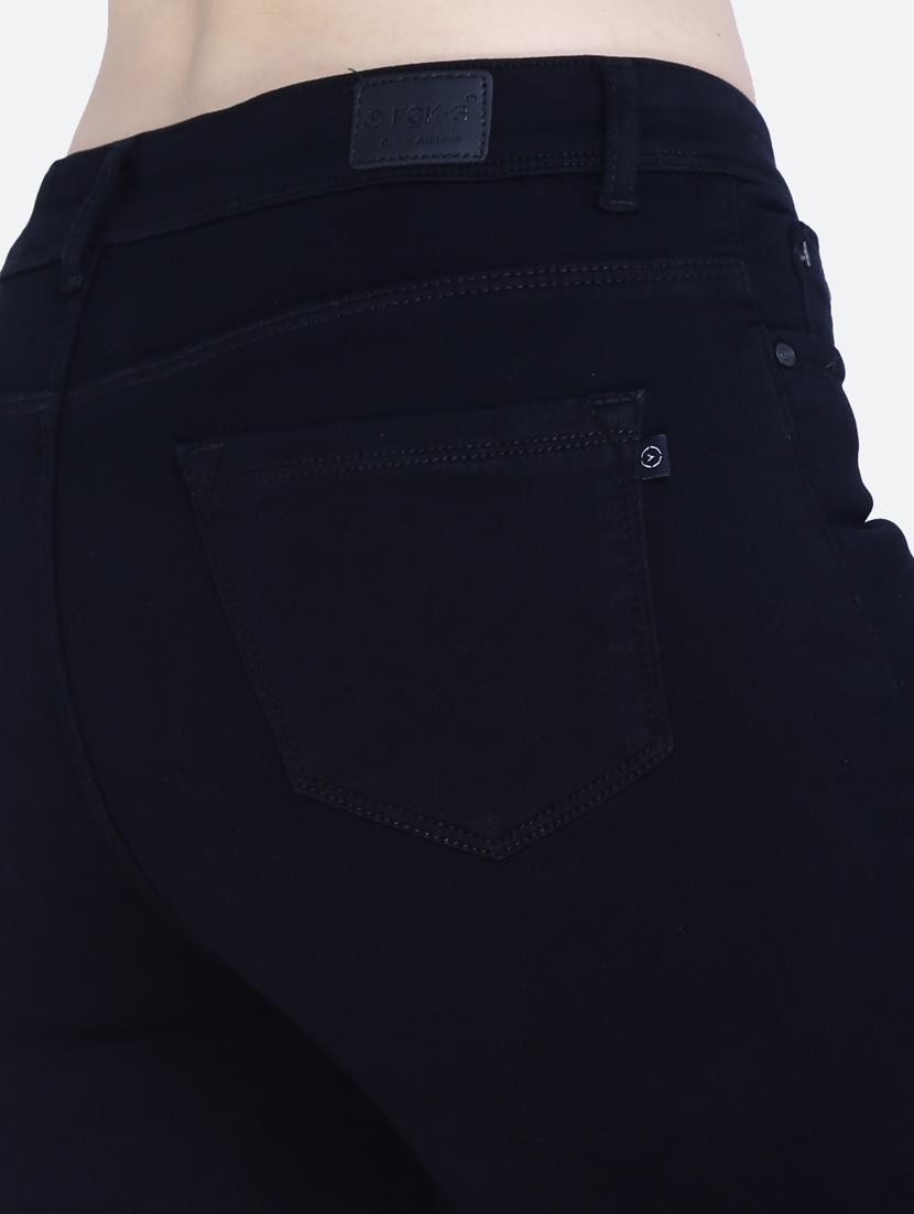 women's plain straight fit jeans - 20017567 - Standard Image - 5