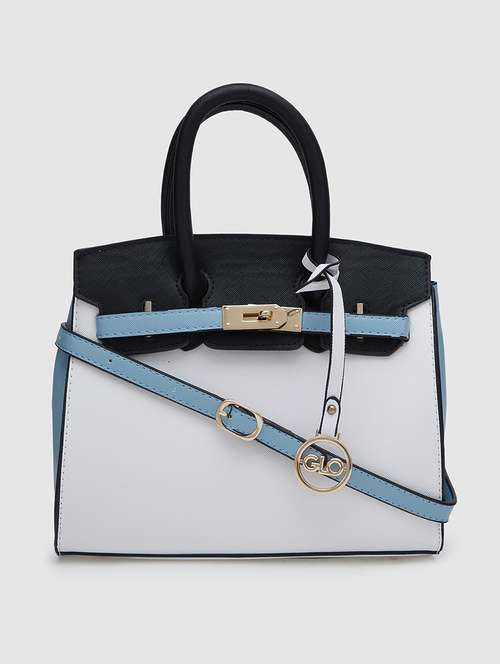 white pu regular satchel - 20018894 - Very Small Image - 1