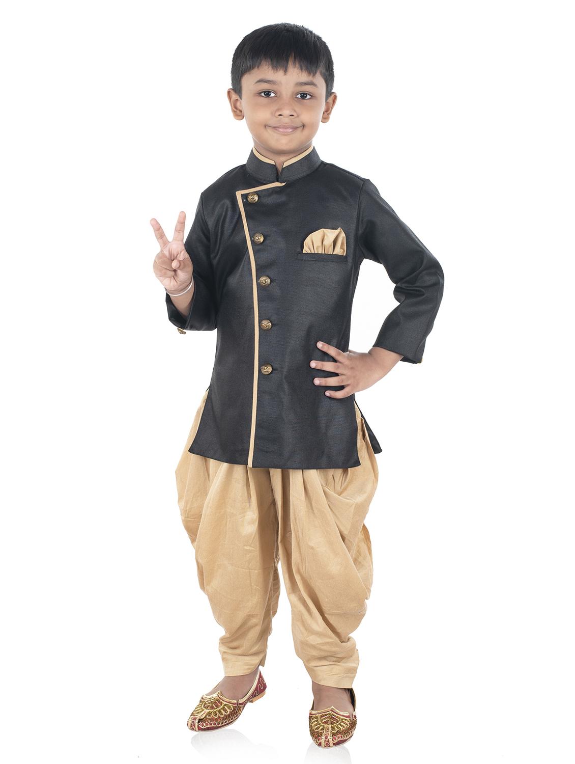 grey cotton sherwani - 20040407 -  Standard Image - 0