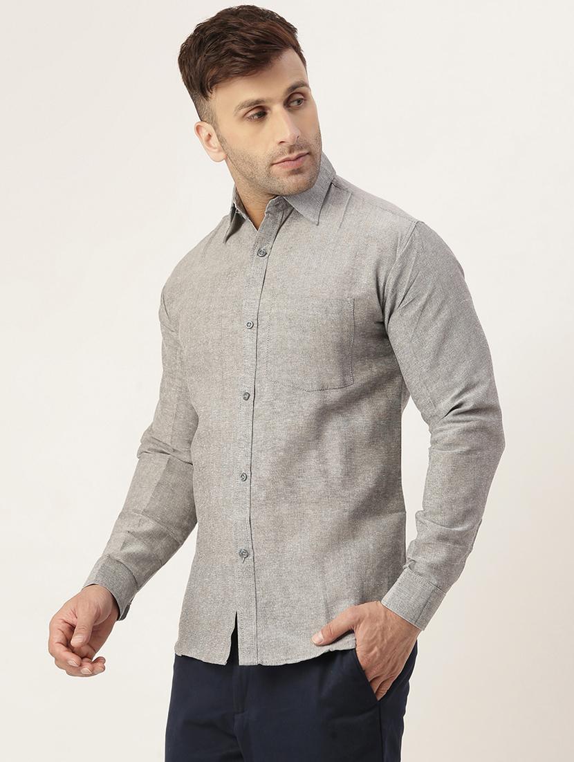 men pack of 2 solid long sleeve formal shirt - 20045992 - Standard Image - 2
