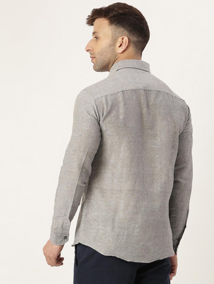 men pack of 2 solid long sleeve formal shirt - 20045992 - Standard Image - 3