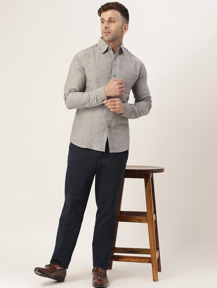 men pack of 2 solid long sleeve formal shirt - 20045992 - Zoom Image - 4