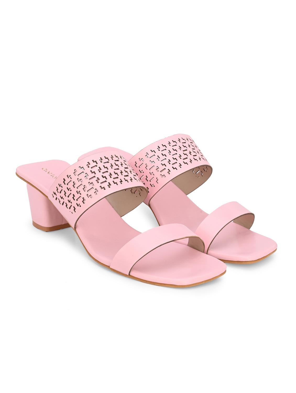pink synthetic slip on sandals - 20059829 - Zoom Image - 2