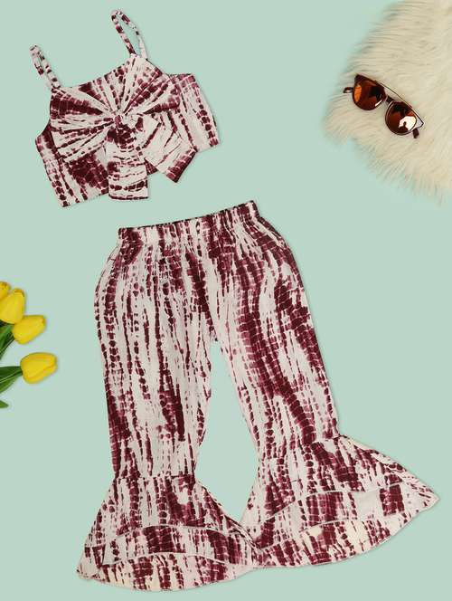 multi colored shibori print twin sets  - 20069988 - Very Small Image - 1